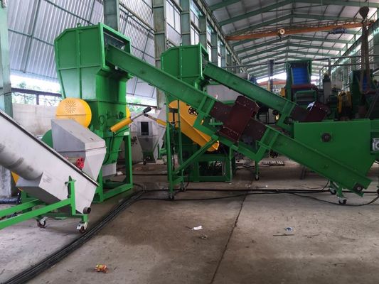 플라스틱 재활용 라인을 말리는 세정을 압도하는 PP 포대