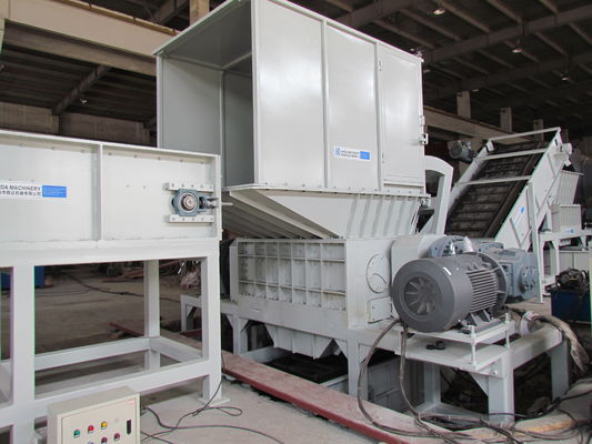 22*2kw 20rpm 고형 폐기물 두배 샤프트 문서 분쇄기 기계