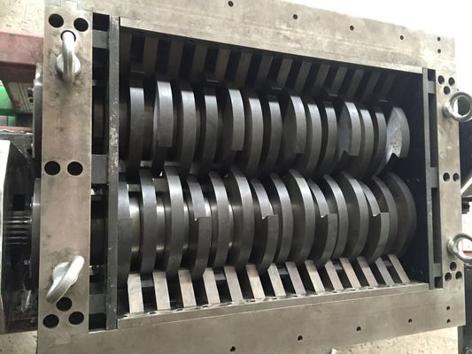 22*2kw 20rpm 고형 폐기물 두배 샤프트 문서 분쇄기 기계
