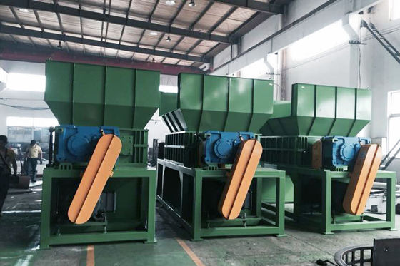 45*2kw 플라스틱 컨테이너 문서 분쇄기, 드럼 주변 기계 50 밀리미터 블레이드