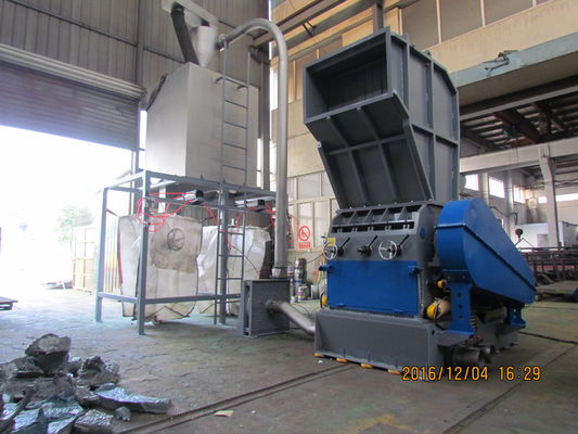 16 PC 회전 블레이드 90 kw ABS 덩어리 플라스틱 분쇄기 기계
