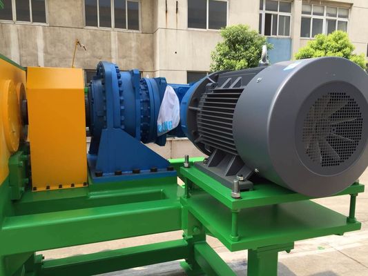 38 블레이드 18.5 kw 플라스틱 드럼 문서 분쇄기, 두배 샤프트 문서 분쇄기 저소음